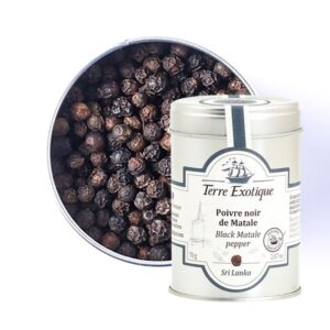 Poivre noir de Matale 70g TERRE EXOTIQUE