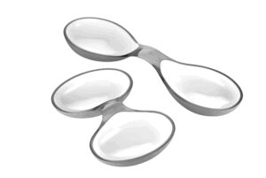 Ensemble à hors d'oeuvre bicolore "Grace" GUZZINI
