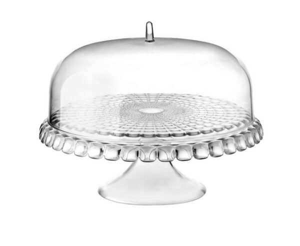 Petit stand à gâteau avec cloche "Tiffany" GUZZINI