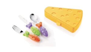 Set de 3 petits couverts avec étui "Tip Top Tap" GUZZINI