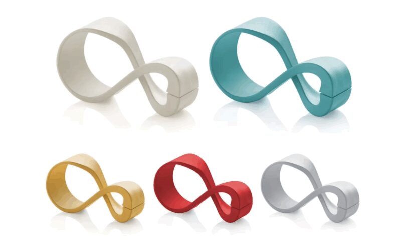 Lot de 5 éco pinces "Infinite" GUZZINI