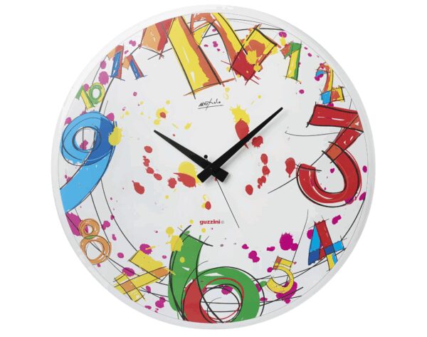 Pendule murale "Number Time" GUZZINI