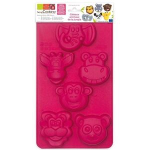Moule en silicone "Animaux de la jungle" SCRAPCOOKING