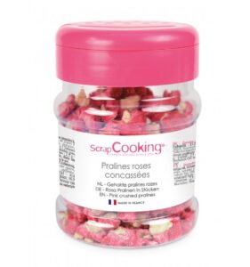 Pot de pralines roses concassées 145gr SCRAPCOOKING