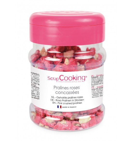 Pot de pralines roses concassées 145gr SCRAPCOOKING