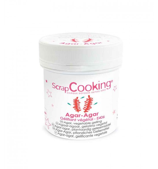 Pot d'Agar-Agar en poudre 35gr SCRAPCOOKING