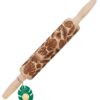 Rouleau bois "feuille tropicale" 39cm SCRAPCOOKING