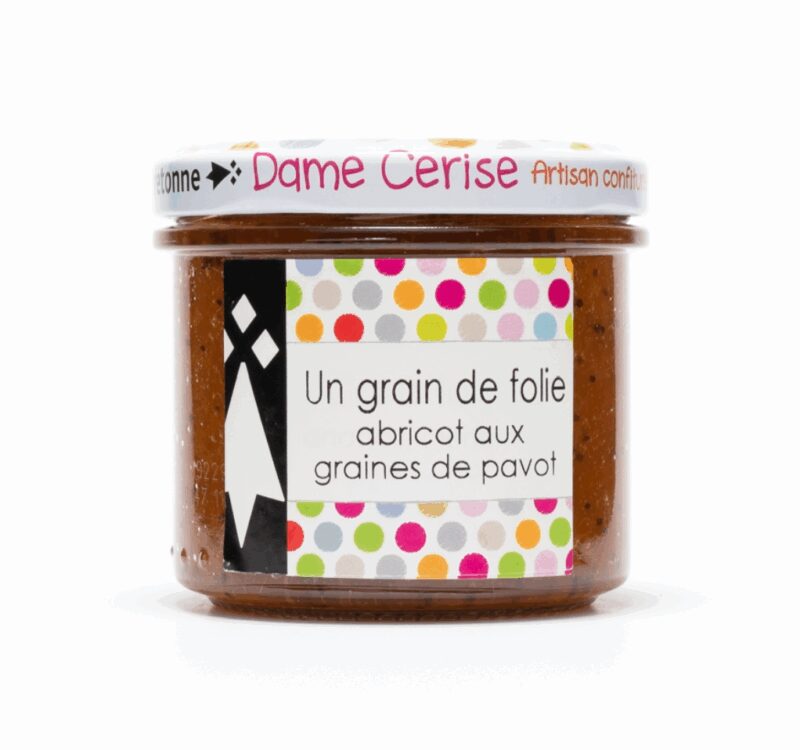 Confiture "Un grain de folie" 135g DAME CERISE