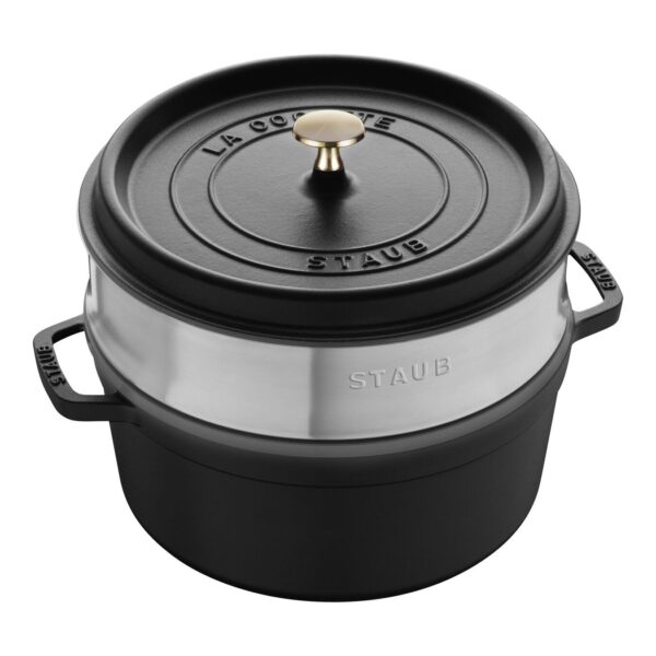 Cocotte cuit vapeur 26cm STAUB