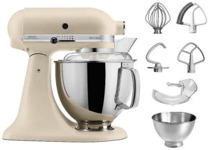 Robot pâtissier Artisan 5KSM175PS KITCHENAID 4.8L + Accessoires