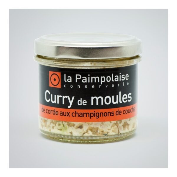 Tartinable "Curry de moules de bouchot aux champignons de couche" 80g LA PAIMPOLAISE