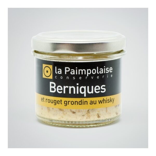 Tartinable "Berniques et rouget grondin au whisky" 80g LA PAIMPOLAISE