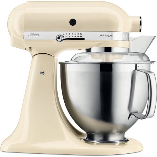 Robot pâtissier à tête inclinable 4,8L Artisan Premium 5KSM185PS KITCHENAID + Accessoires Inox