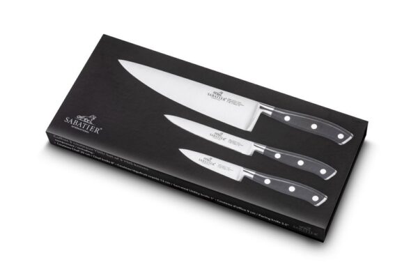 Coffret de 3 couteaux à préparer "Ysis" SABATIER INTERNATIONAL