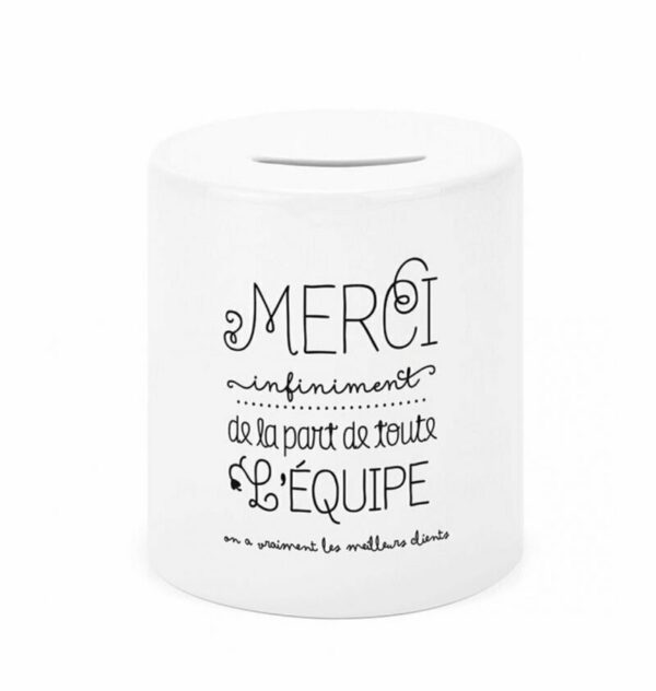 Tirelire en céramique LABEL'TOUR