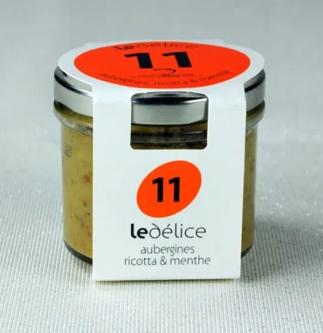 Le délice "aubergines, ricotta et menthe" 90g SECRETS DE FAMILLE
