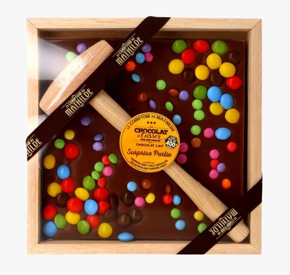 Chocolat à casser avec maillet 400g LE COMPTOIR DE MATHILDE