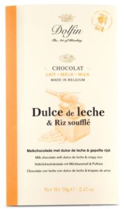 Tablette de chocolat au lait "dulce de leche et riz soufflé" DOLFIN