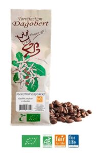 Café bio pur arabica "Mélange sélection Dagobert" 250g grains DAGOBERT