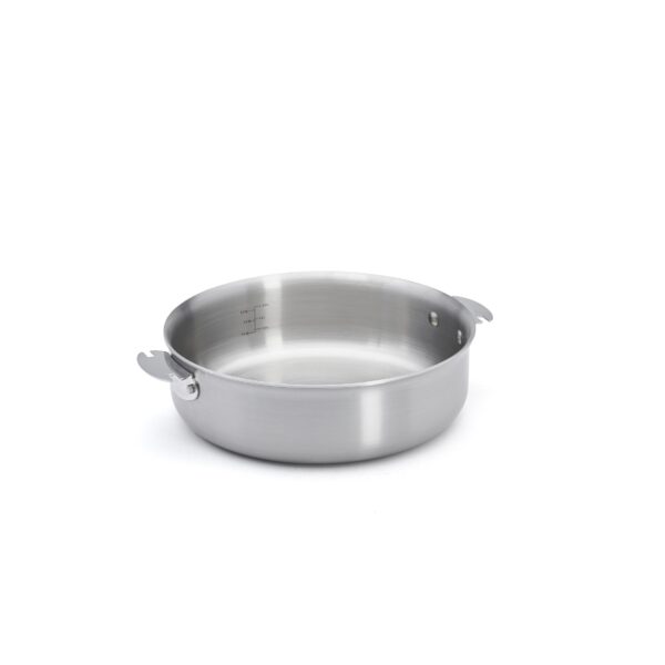 Sauteuse droite en inox Alchimy "LOQY" DE BUYER