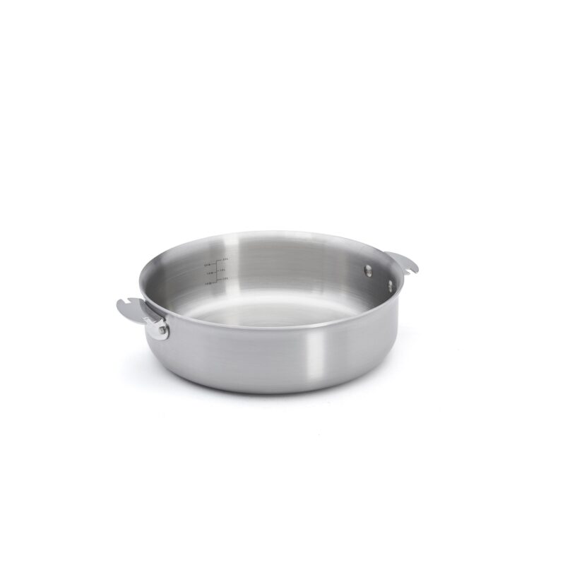 Sauteuse droite en inox Alchimy "LOQY" DE BUYER