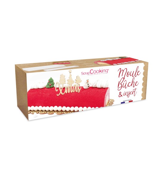 Moule à bûche et insert en plastique SCRAPCOOKING