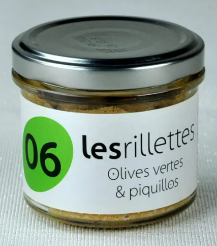 Rillettes n°6 : Olives vertes et piquillos