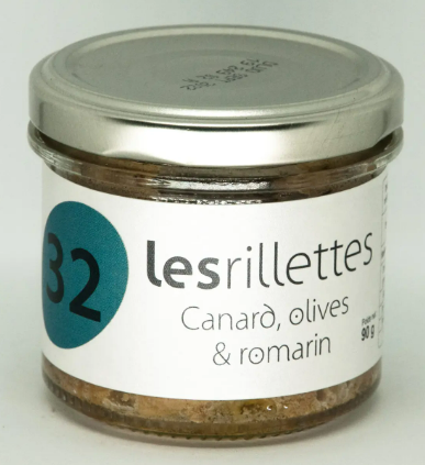 Rillettes n°32 : Canard aux olives et romarin SECRETS DE FAMILLE