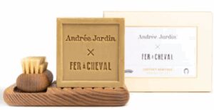 Coffret "Héritage" savon et brosse à ongles ANDRÉE JARDIN X FER À CHEVAL