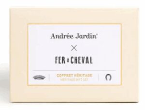 Coffret "Héritage" savon et brosse à ongles ANDRÉE JARDIN X FER À CHEVAL