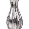 Vase galbé 23cm CESAR SILVER