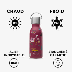 Bouteille isotherme Kids 350ml QWETCH