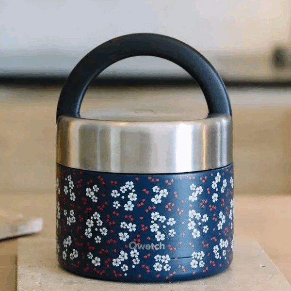 Boite repas isotherme avec poignée Hanami 850ml QWETCH