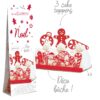 Kit décoration bûche de Noël SCRAPCOOKING 5 pièces