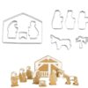 Set de 10 emporte-pièces "Crèche de Noël" EDDINGTONS