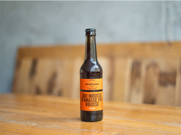 Bières Qui Mousse N'amasse Pas Rousse LES BRASSÉS 33cl